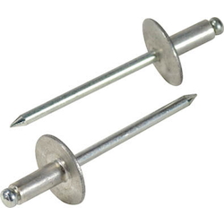 Blind Rivet (Large Flange Type, Aluminum/Steel), Comes in Box