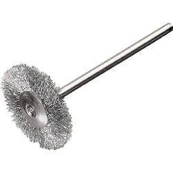Flat Miniature Shaft Mounted Brush (Shaft Diameter 3 mm) (410323) 