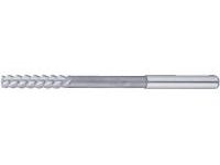 High-Speed Steel High Helical Reamer, Right Blade with 60° Left Spiral, 0.01 mm Unit Designation Model (HHHR-10.04) 