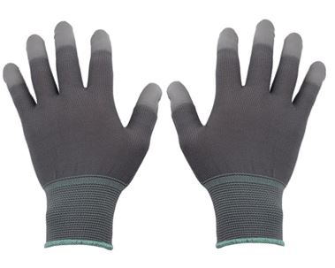 Polyurethane Coating-Gloves Grey Color (Top Fit)