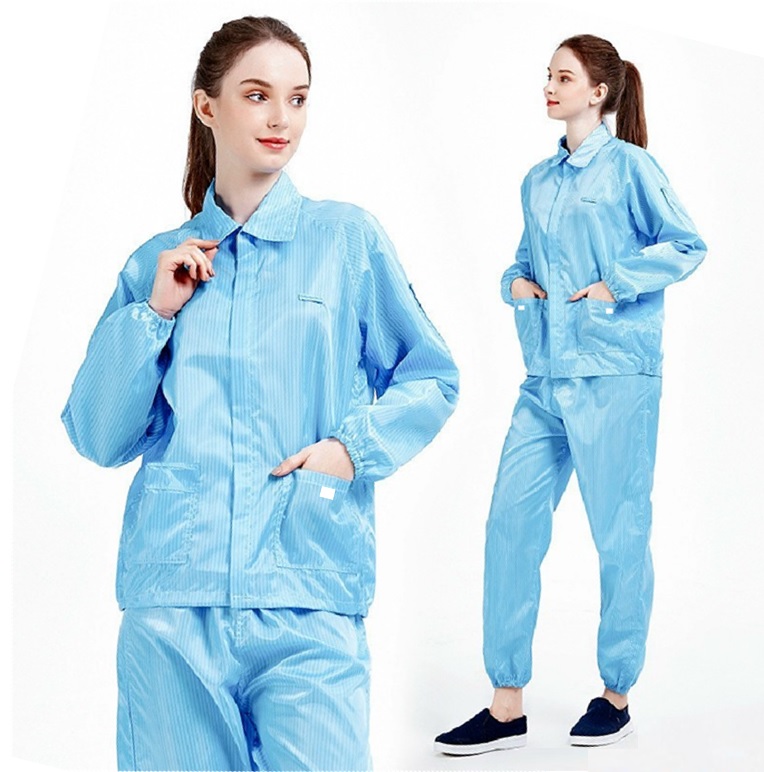 Cleanroom Jacket and Trousers (JT-ESD-G-Y-L)