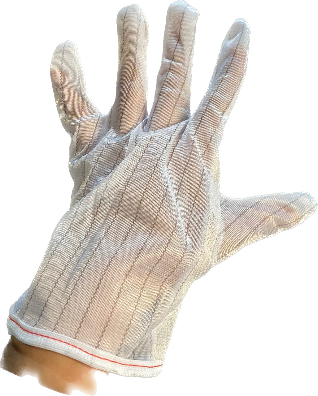 (ESD Glove) Poly Fabric with Carbon yarn