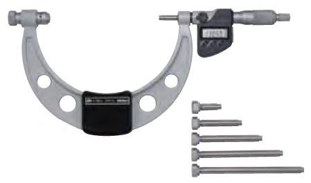 Outside Micrometers Series 340, 104 — With Interchangeable Anvils