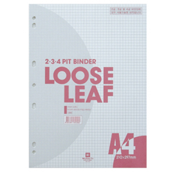 Binder Filler Paper, 7-Hole