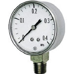 Compact Pressure Gauge (A-Frame Stand Type ø50), Material: Brass (GK20-271-2.0MP) 