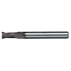 MSES230P MUGEN-COATING 2-Flute Sharp Edge Short End Mill (MSES230P-0.5) 