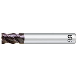 ULTRA WX Micro Grain Carbide End Mills TiAlN coated 4 Flutes Stub (Corner Protect Type)_WX-G-EMSS (WX-G-EMSS-6) 