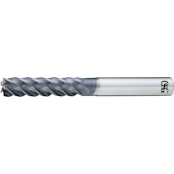 Uneven Lead End Mill (5 Flutes, Long Type) For Machining FX Coated Titanium Alloy (UVXL-TI-5FL-12XR1.5X60) 