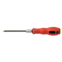 Ball Grip Two-way Screw Driver (Length Adjustable)