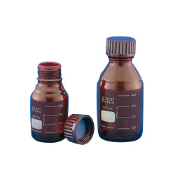 Screw Cap Bottle Brown With Red Cap 25 mL–2 L