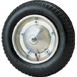 Tires with aluminum wheels