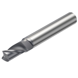 Dedicated CoroMill Plura End Mill For Roughing, Square, Center Cut, 2P231 (2P231-0500-NA-1630) 