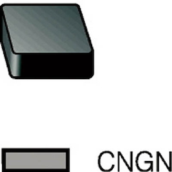 T-Max CBN Negative Insert For Turning (Diamond Shaped 80°) (CNGN120416T01020-650) 