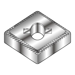 80° Diamond-Shape With Hole, Negative, CNMG○○○-FB, For Detailed Cutting (CNMG090308NFBT1500A) 