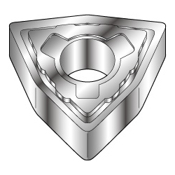 Hexagon-Shape With Hole, Negative, WNMG-EG, For Medium Cutting (WNMG060412NEGAC8035P) 