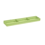 Tooling rack/wagon optional parts tray with divider (top section only)