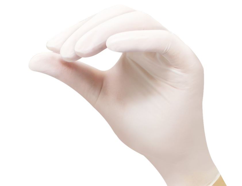 Nitrile Rubber Gloves (White)Image