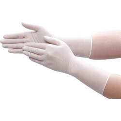 12" Cleanroom White Nitrile Gloves Class 1000, 5.5g (NITG-CLR-WHITE-5.5-12-SUP-L) 