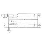 HSS Bit S700 Model Round Slot Bits 