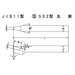 HSS Bit JIS11 Model S502 Model Round Blade