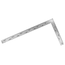 Tri-Square, Carpenter's Square, Thick And Wide Stainless Steel (11215) 
