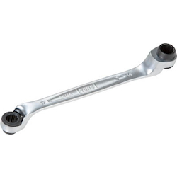 75° Double Ring Ratchet Offset Wrench (Deep Hole Type)