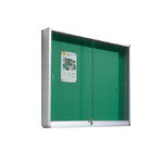 Aluminum Outdoor-Use Bulletin Board (Type Exclusively for Pins/with Legs) (FUK-36) 