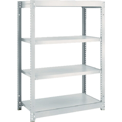 Small to Medium Capacity Boltless Shelf Model M1.5 (150 kg Type, Height 1,200 mm, 4 Shelf Type)