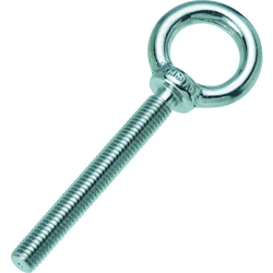 Long eye bolt with flange (made of stainless steel)
