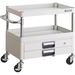 Phoenix Wagon (Noise Suppression Type with Double-Level Drawers) Height 600 mm (PEW-662X-YG)