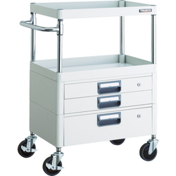 Phoenix Wagon (Noise Suppression Type with Single/Double-Level Drawers) Height 880 mm (PEW-962VX-YG)