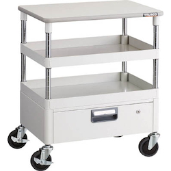 Phoenix Wagon (Noise Suppression Type with Single-Level Drawers and Countertop) Height 759 mm (PEW-772VT-YG)