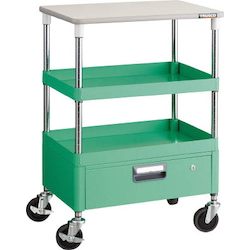 Phoenix Wagon (Noise Suppression Type with Single-Level Drawers and Countertop) Height 899 mm (PEW-972VT-W)