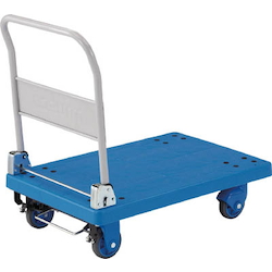 Plastic Trolley, Grand Cart, Silent, Folding Handle Type / with Stopper (TP-X801S)