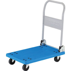 Plastic Trolley, Grand Cart, Silent, Value Type, Folding Handle Type
