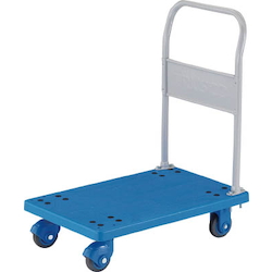 Plastic Trolley, Grand Cart, Silent, Fixed Handle Type