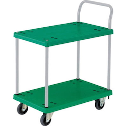 Plastic Trolley, Grand Cart, One-Side Handle 2-Level Type (TP-904)