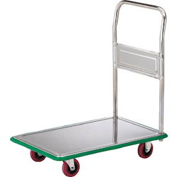 Stainless Steel Trolley, Fixed Handle Type, Handle Height (mm) 840 (SUS-302NU)