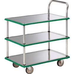 Stainless Steel Cart - One-Side Handle 3-Level Type (SUS-308NU)