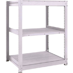 Medium Capacity Boltless Shelf Model TUG (300 kg Type, Height 1,200 mm, 3 Shelf Type) Single Unit Type (Height 1,200 mm, 3 Shelf Type)