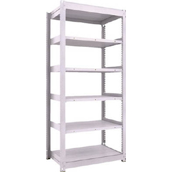 Medium Capacity Boltless Shelf Model TUG (450 kg Type, Height 2,100 mm, 6 Shelf Type) Single Unit Type (Height 2,100 mm, 6 Shelf Type)