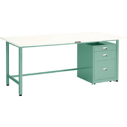 Light Work Bench with 3-Shelf Cabinet Plastic Panel Tabletop Average Load (kg) 300