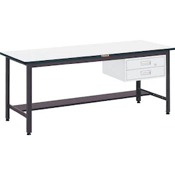 Medium Work Bench with 2 Drawers Steel Tabletop Average Load (kg) 500