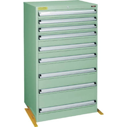 Medium-Duty Cabinet, VE7S Type, With 3-Lock Safety Mechanism and Overturning Prevention Fittings (Height 1,200 m)