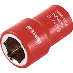 Insulated Socket Plug, Insertion Angle 12.7 mm