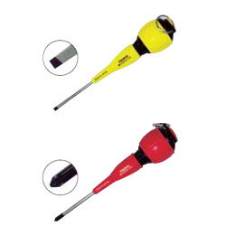 Screwdriver for electrical work with fall prevention (with magnet) (TDDR-6-200)