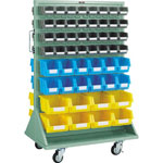 Panel Container Rack (Double-Sided, Caster Type)