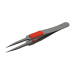 Tweezers with Rubber Grip Fluorocoated Type Total Length (mm) 115