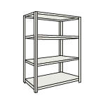 Small to Medium Capacity Boltless Shelf Model M2 (200 kg Type, Height 1,500 mm, 4 Shelf Type)