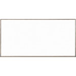 Steel Whiteboard - White/Dark Lines - Frame Color: Silver / Bronze / White (WGH-122SA-W) 
